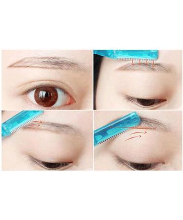6 PCS Eyebrow Razor Facial Hair Remover Set - Makeup Tools Trimmer Shaver Kit - Buy Online on SooperMarket.com