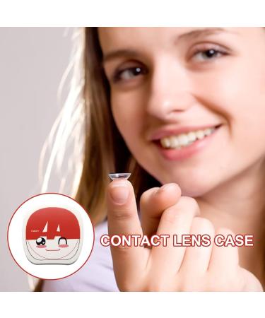 Buy AYKHDS Cute Cartoon Contact Lens Tank - Leak-Proof Mini Storage Container for Soft Lenses | International Shipping Available - Buy Online on SooperMarket.com