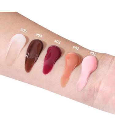 Hydrating Lip Glowy Balm - Moisturizing & Plumping Gloss for Dry Cracked Lips | Shea Butter & Babassu Oil | Nourishing Lip Care (01# Ribbon - Buy Online on SooperMarket.com
