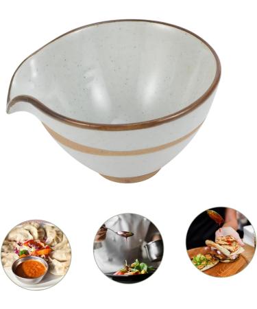 Zerodeko 1pc Sauce Bowl Hot Pot Sauce Saucer Portion Cups Snack Serving Dish Mini Round Dip Bowl Coffe Creamer Vinegar Dish Sushi Flatware Kitchen Gadget Household Kitchen Supplies Ceramics - Buy Online on SooperMarket.com