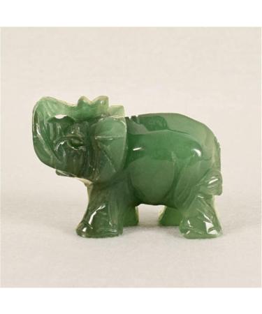 Handmade Carved Tangling Jade Elephant Gemstone Natural Crystal Figurine Good Luck Ornaments FZUGEDRLI (Color : Topaz) - Buy Online on SooperMarket.com