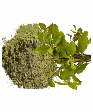 Tulsi powder 100g natural Holy Basil Queen of Herbs tulasi Indian Basil Dried Tulsi loose Leaves.