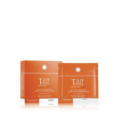 Tan Towel Total Body Tan Dark 0.25 fl. oz. - Instant Sun-Kissed Glow - Buy Online on SooperMarket.com