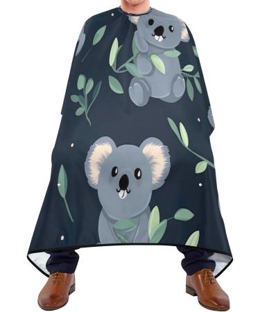 Kigai Cute Koalas Barber Cape - Professional Waterproof Hair Cutting Cape with Adjustable Snap Closure for Men & Women - Buy Online on SooperMarket.com