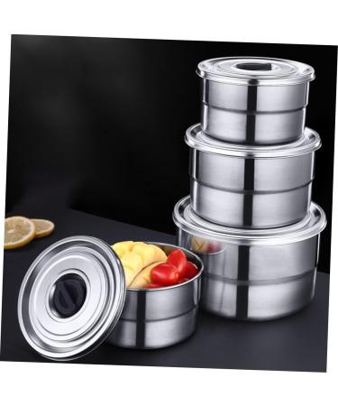 Alipis Box Lunch Box Stainless Steel Airtight Container Canister Storage Container With Cover Storage Jar - Buy Online on SooperMarket.com