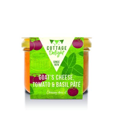 Cottage Delight - Goat's Cheese Tomato & Basil P t - 180g Brown