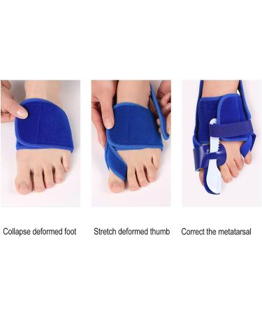 Bunion Toe Separator - Soft Fabric Bunion Toe Splint for Hallux Valgus (Left) - Daily Use - Buy Online on SooperMarket.com
