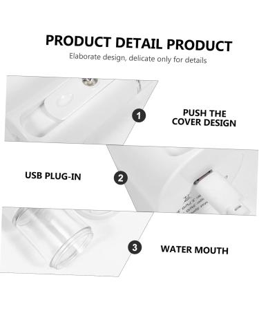 Baluue 2 Sets Hydrating Instrument Handheld Sprayer Mini Portable Humidifier Mini Humidifier Face Abs White 12X4.5X4.3cmx2pcs - Buy Online on SooperMarket.com