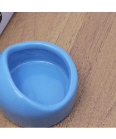 Guinea Food Bowl Hamster Feeding Bowls Pet Ceramic Food Bowls for Small Animal Rodents Gerbil Hamster Food Bowl Blue - Buy Online on SooperMarket.com