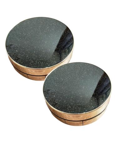 PLAFOPE 2pcs Boxes Toiletry Travel Containers Pp Body Powder Dispenser Container