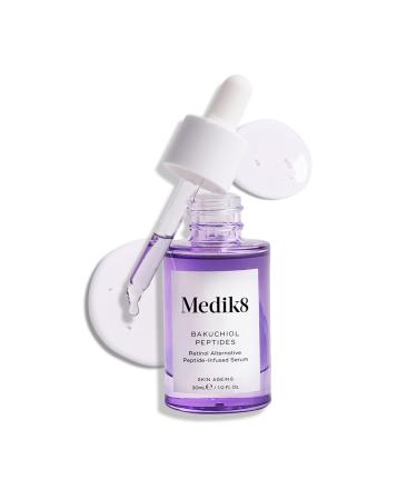 Medik8 Bakuchiol Peptides - Retinol Alternative Peptide-Infused Serum - 1.25% Bakuchiol - Plant-Based Retinol Alternative - 30ml