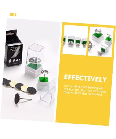 Healeved Foot Bearings Foot Dead Skin Sandpaper Bearing Electrical Tools Feet Sanding Paper Bearing Foot Grinding Bearing Sanding Disc Bearing Universal Feet Bearing Small - Buy Online on SooperMarket.com