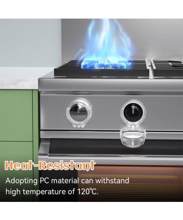 SAFELON Baby Safety Stove Gas Knob Covers & Oven Lock - 6 Pcs, White - Buy Online on SooperMarket.com