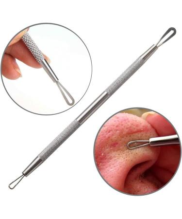 Rexcp Blackhead Remover Tool - Stainless Steel Pimple Extractor for Acne, Comedone, Blemish, Whitehead, and Zit Removal on Nose and Face - Buy Online on SooperMarket.com