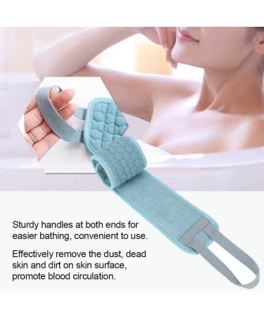 Double-Sided Exfoliating Loofah Back Scrubber for Men and Women - Delay Skin Aging, Wash Back Cushion - Buy Online on SooperMarket.com