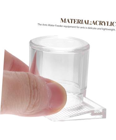 COLLBATH Pet Water Feeder Ant Water Feeders Water Feeding Cup for Ant Nest Ant Keeping Transparent Plastic - Buy Online on SooperMarket.com