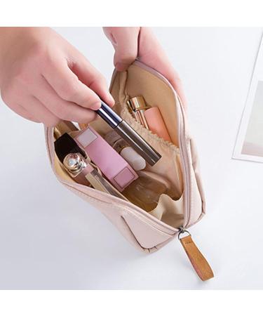 Buy Large Capacity Makeup Bag - Polyester Toiletry Bag with Smooth Zipper for Women & Girls - Travel & Home Storage in Black & Red - Buy Online on SooperMarket.com