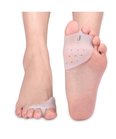 Three holes toe separation silicone correction of Hallux valgus toe sheath silicone hallux valgus corrector bunion for hammer tip with front footbear