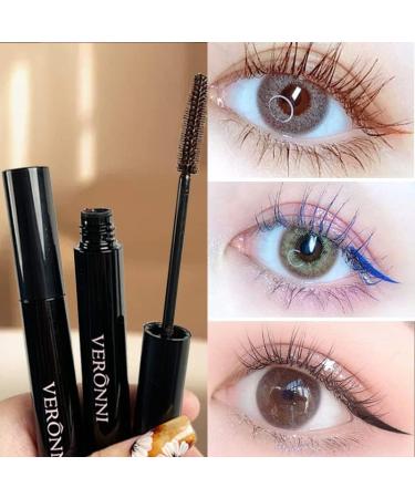 Blue Mascara 3D Mascara Fiber Lashes High-pigmented Fast Dry Waterproof & Smudgeproof Voluminous Mascara Eye Make up Lasting All Day 03 Blue - Buy Online on SooperMarket.com
