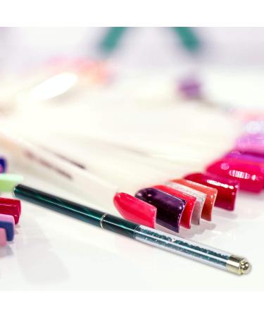 Desikixudy Pen Rhinestone Acrylic Handle Carving Painting Gel Nail Extension Manicure Liner Pen 05 - Buy Online on SooperMarket.com