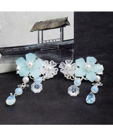 KALLORY 2 Pairs Children's Hair Accessories Tassel Hair Clip for Women Flower Hair Sticks Chinese Tassel Hairpin Vintage Hair Accessories Kids Headwear Bride Chinese Style Metal Japan - Buy Online on SooperMarket.com