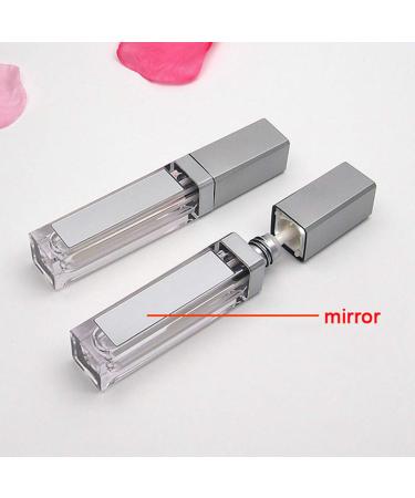 Harilla 7ml Lipstick Lip Balm Tube with LED Light - Travel-Friendly Matte Silver Container - Buy Online on SooperMarket.com