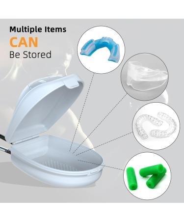 ARGOMAX Sports Mouth Guard Protective Cover with Snap Hook Ideal for Football White - Buy Online on SooperMarket.com