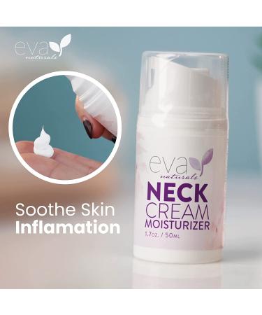 Eva Naturals Neck Firming Cream - Tighten & Lift Sagging Skin - Face & Double Chin Tightening Cream (1.7 oz) - Buy Online on SooperMarket.com
