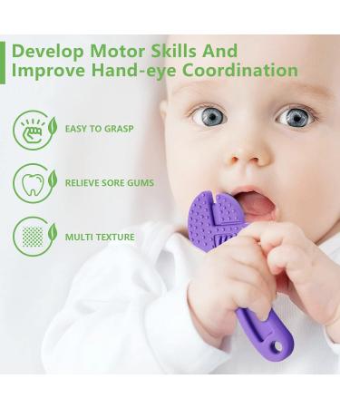 Sensory Balls & Silicone Teethers Combo for Baby 3-6 Months - 6 Pack & 4 Pack by ROHSCE - Buy Online on SooperMarket.com