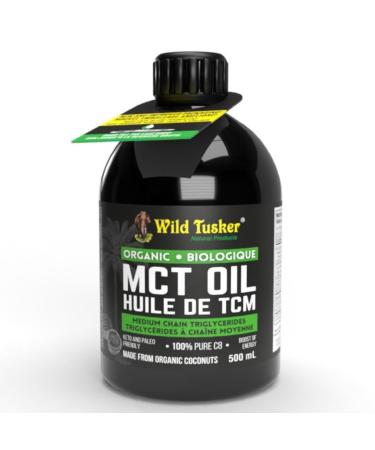 Wild Tusker Organic MCT Oil - 100% C8 500ml