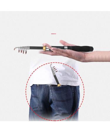 Cocoarm 1.2m Telescopic Fishing Rod - Portable Short Pole for Sea & Ice Fishing | Ideal for Saltwater & Freshwater Adventures - Buy Online on SooperMarket.com