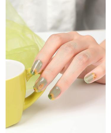 Kalolary 20PCS Sunflower Gel Nail Wrap Strips | Waterproof Adhesive Nail Art Stickers with Tools | Long-Lasting Full Nail Wraps | UV/LED Lamp Required - Buy Online on SooperMarket.com