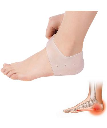 Yotown Gel Heel Socks - Moisturizing Gel Socks for Pain Relief & Skin Care | Dry Foot Protection | 1 Pair with Air Holes - Buy Online on SooperMarket.com