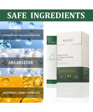 Kangmile 40PC Eelhoe Korean Collagen Firming Mask - Hydrating & Lifting Face Mask - International Shipping Available - Buy Online on SooperMarket.com