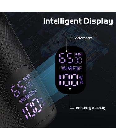 Professional Electric Hair Clipper Set | Speed Adjustable Low Noise Intelligent Display - Buy Online on SooperMarket.com