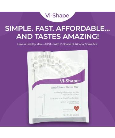 ViSalus Vi-Shape Nutritional Shake Mix Travel Packets (15 Count) - Sweet Cream Flavor - Buy Online on SooperMarket.com