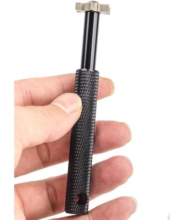 HIFROM Golf Club Groove Sharpener with 6 Heads - Re-Grooving Tool for Irons & Utility Clubs - Black - Buy Online on SooperMarket.com