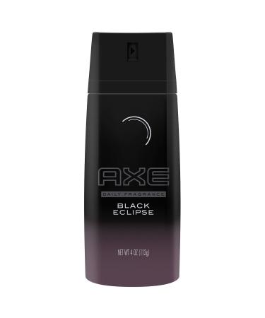 Axe Black Eclipse Deodorant Body Spray for Men All-day Fresh 4 Ounce Purple