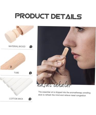 KALLORY Incense Sticks Inhaler Fragrance Essential Oil Wick Cotton Set - Buy Online on SooperMarket.com