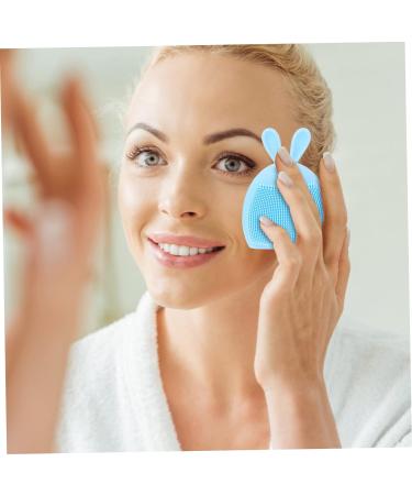 minkissy 28 Pcs Rabbit Ears Facial Brush Face Massage Brush Skin Care Brush Manual Face Cleansing Brush Facial Cleansing Tool Women Facial Brush Handheld Cute Rabbit Silica Gel Miss Light Bluex7pcs 7.5x7.5cmx7pcs - Buy Online on SooperMarket.com