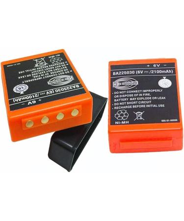 6V 2100mAh HBC Radiomatic BA225030 Rechargeable Battery - Ideal for HBC Crane Remote Control Pump Truck | International Shipping Available - Buy Online on SooperMarket.com