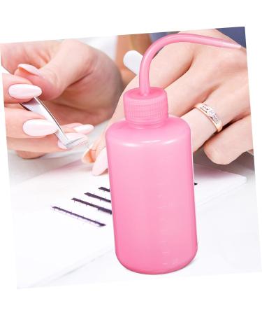 Safety Wash Bottle Set - 2pcs 250ml Eyelash & Dreadlock Cleaning Bottles | Pink Squeeze Water Bottle for Hair & Lab Use - Buy Online on SooperMarket.com