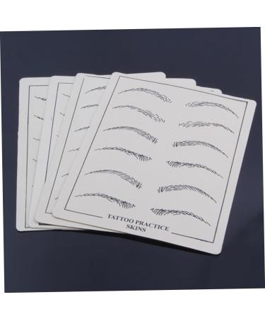 NOLITOY 6 Pcs Eyebrow Practice Skin Eyebrow Microblading Skin Eye Brow Practice Skin - Buy Online on SooperMarket.com