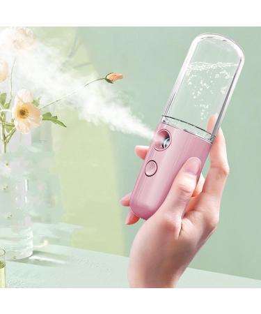 Nano Facial Mist Sprayer - Hydrating Makeup & Moisturizing Humidifier for Skin Care - Pink | International Shipping - Buy Online on SooperMarket.com