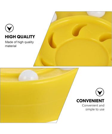 ABOOFAN Yellow Roller Hockey Puck - Inline & Street Hockey Training Equipment - International Shipping Available - Buy Online on SooperMarket.com