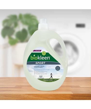 Biokleen Natural Sport Laundry Detergent - 300 Loads, Eco-Friendly & Concentrated - Buy Online on SooperMarket.com