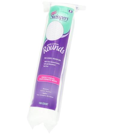 Buy Swisspers Cotton Rounds (100 Count) - Premium Quality Cotton Pads for All Your Beauty Needs | Fast International Shipping - Buy Online on SooperMarket.com