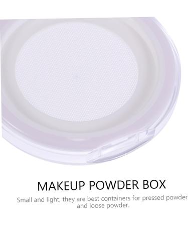 BELLIFFY 2pcs Dispensing Empty Toner Makeup Jar Refillable Loose Powder Holder Powder Puff Glass - Buy Online on SooperMarket.com