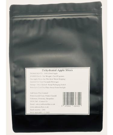 Dried Apple Slices - Premium Dehydrated Cocktail Garnishes - 35 Servings (50g Approx) - Buy Online on SooperMarket.com
