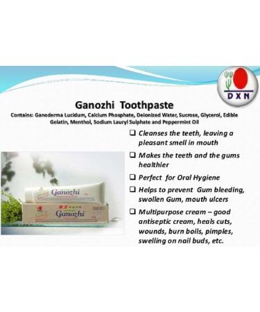 DXN Ganozhi Toothpaste Ganoderma 150g - Set of 3 Boxes | Natural Oral Care - Buy Online on SooperMarket.com